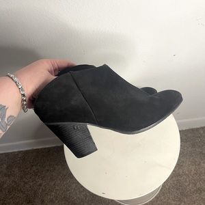 Black Suede Booties